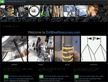 Tablet Screenshot of dirtbikeresources.com